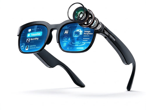 Lunettes intelligentes avec caméra 8K